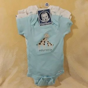 3 pack Gerber onesies